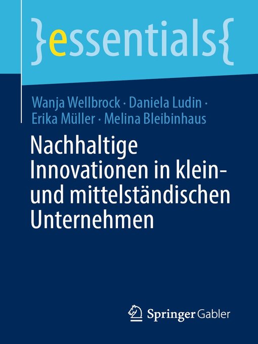 Title details for Nachhaltige Innovationen in klein- und mittelständischen Unternehmen by Wanja Wellbrock - Wait list